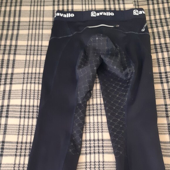 Cavallo full seat equestrian riding tights Navy USA size 30 - Picture 1 of 7